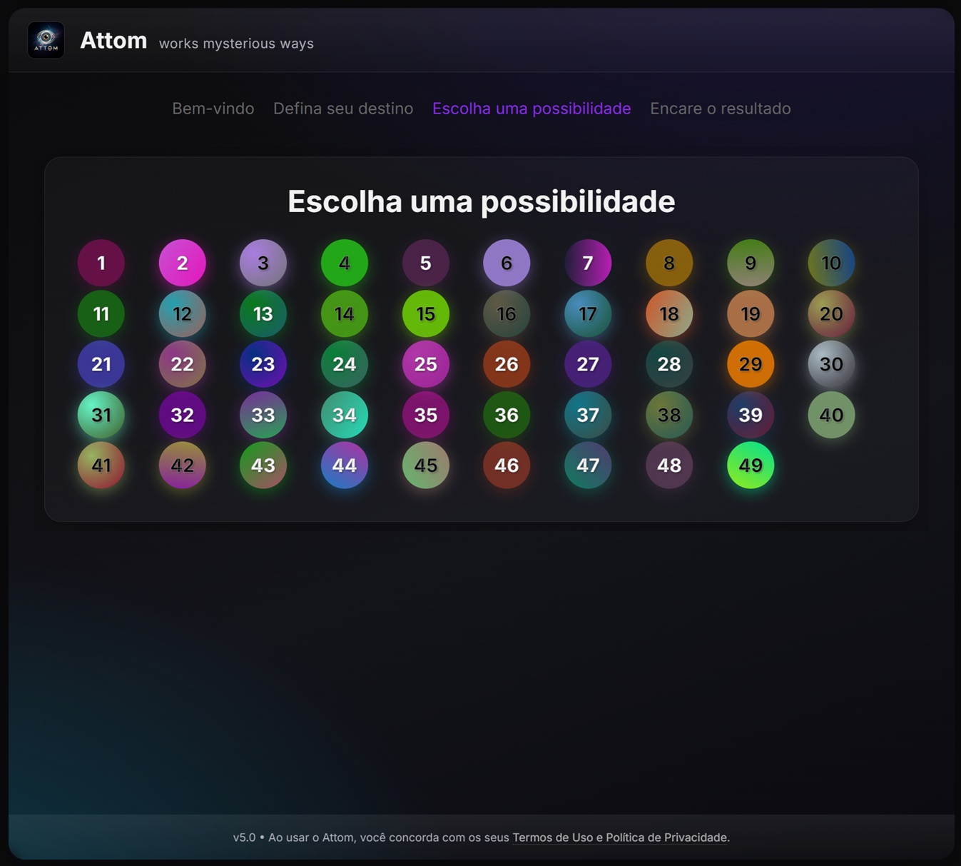 Attom - tela